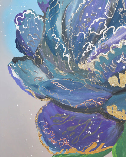 Blue Peony