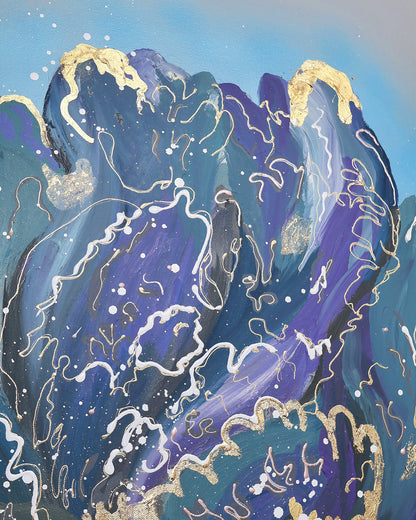 Blue Peony
