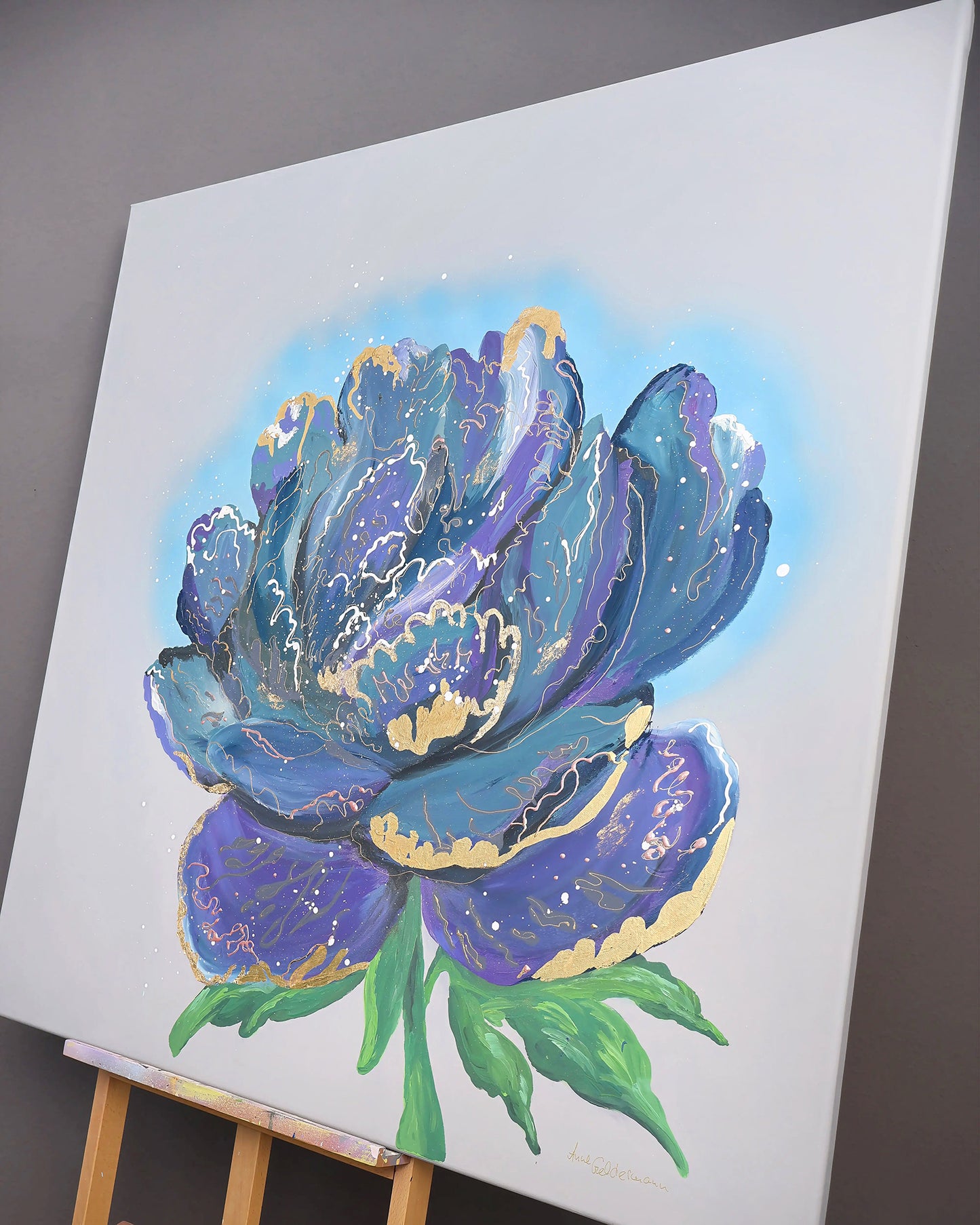 Blue Peony