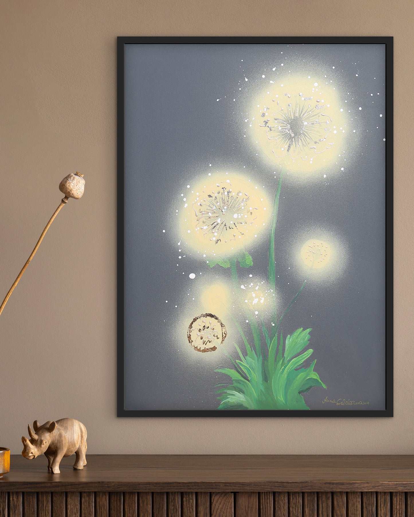 Ivory Dandelion | Fine Art Print