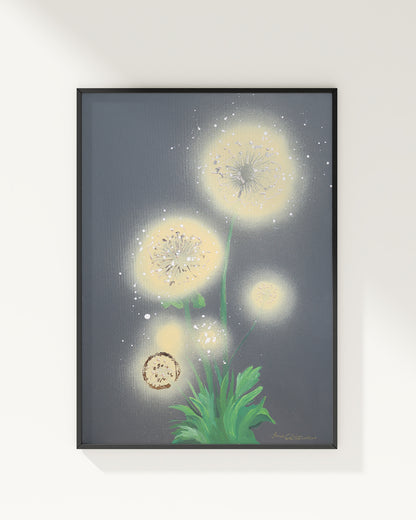 Ivory Dandelion | Fine Art Print