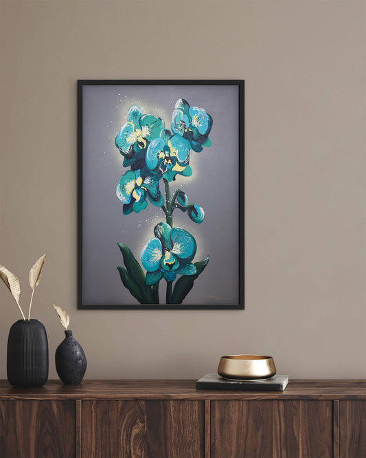 Aqua Orchid | Fine Art Print